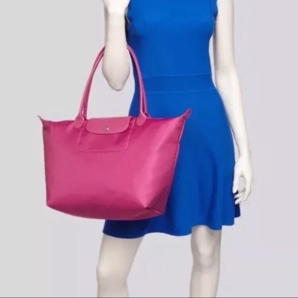longchamp le pliage neo pink
